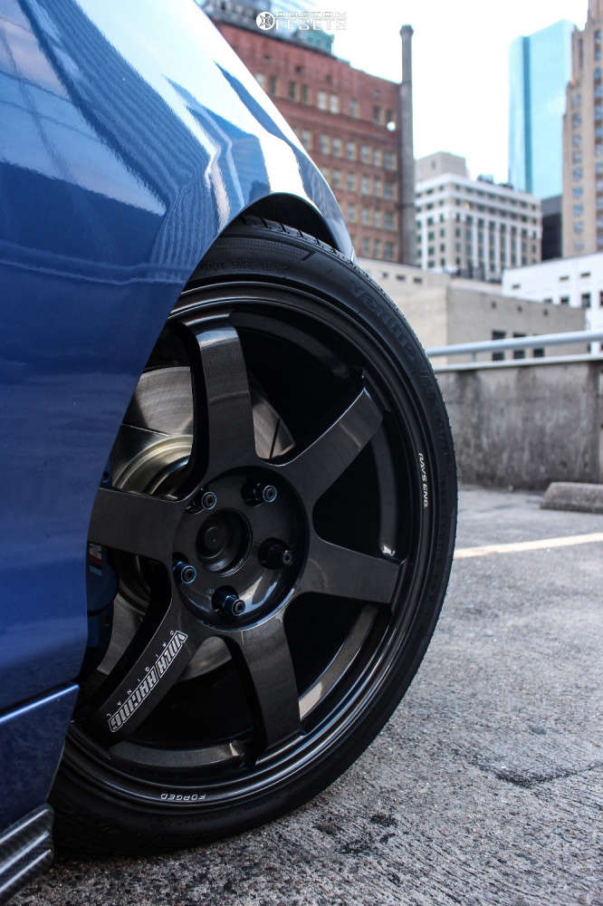 2015 BMW M235i with 18x8.5 36 Rays Engineering Te37 and 225/40R18