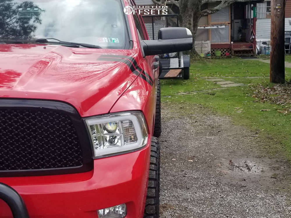 2012 Ram 1500 with 20x9 Ballistic 670 and 33/12.5R20 Kenda Klever R/t