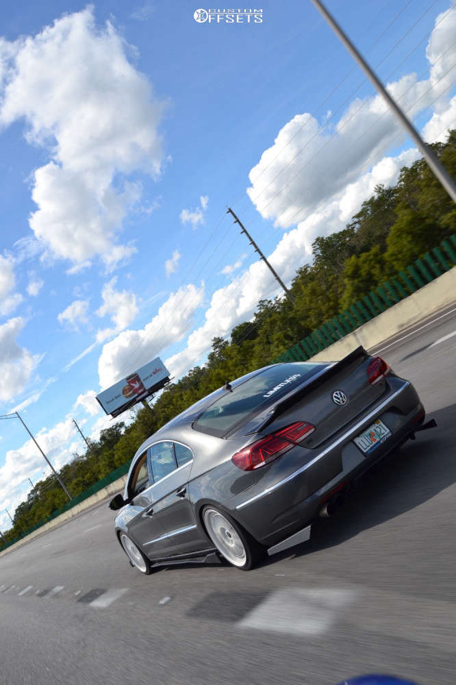 2016 Volkswagen CC with 19x8.5 35 JNC Jnc033 and 245/35R19 Michelin Atr ...