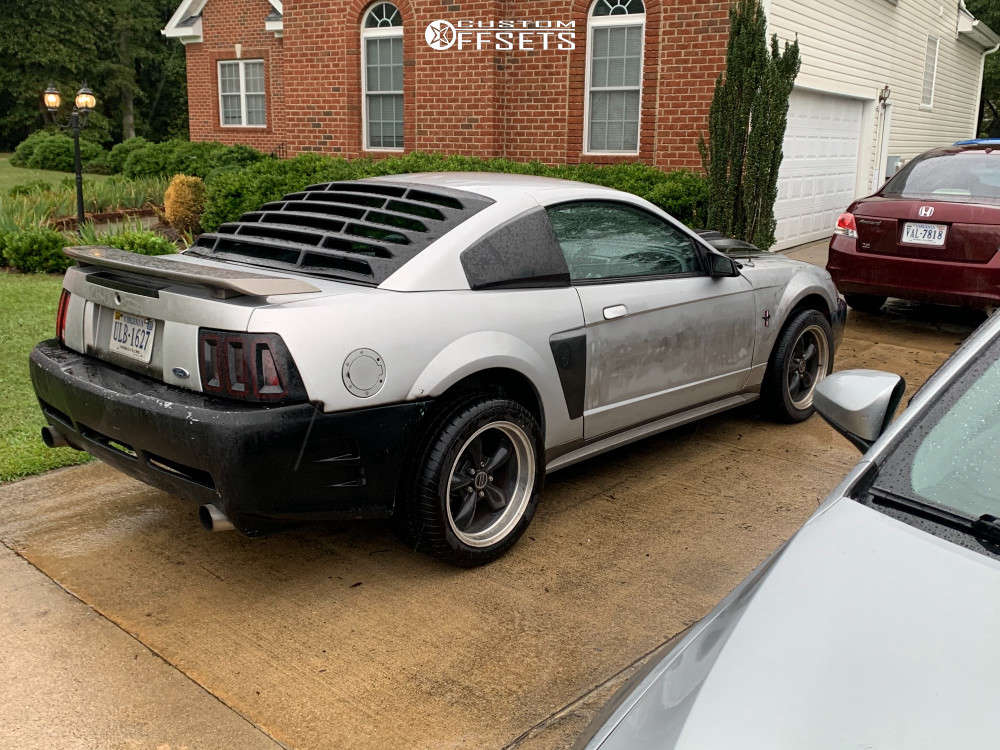 2003 Ford Mustang with 17x9 30 American Muscle Bullitt and 275/40R17