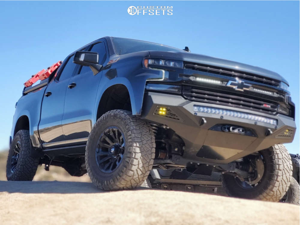 Fuel Blitz 18x9 20 Black Milled D67318905657 Custom Offsets