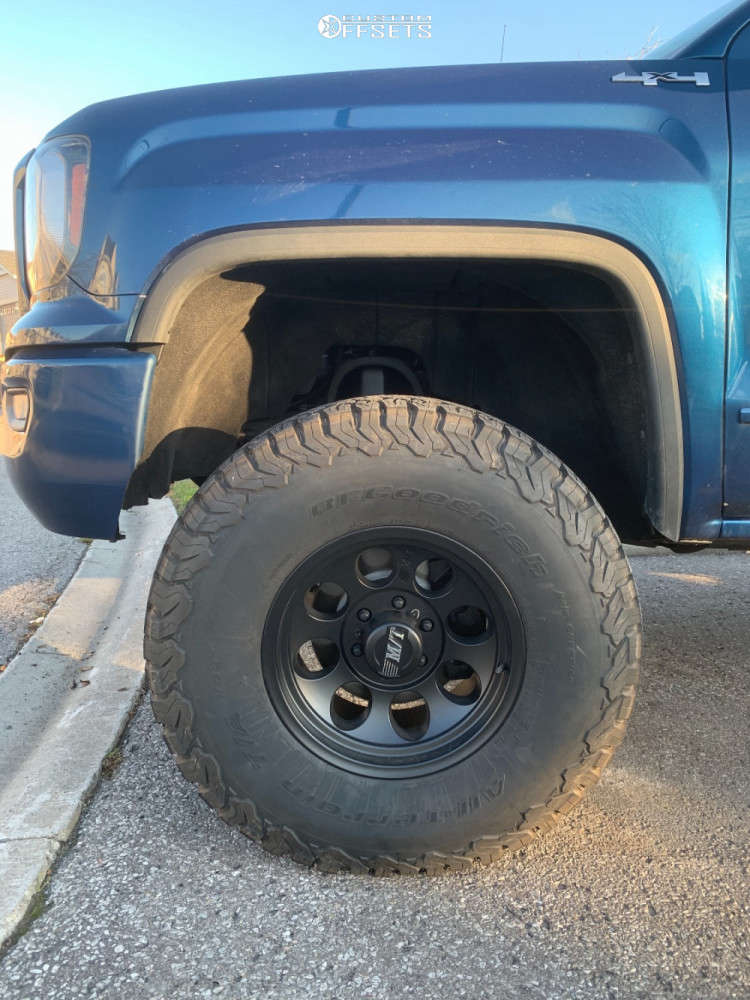 2018 GMC Sierra 1500 with 17x9 12 Mickey Thompson Classic Iii and 37/
