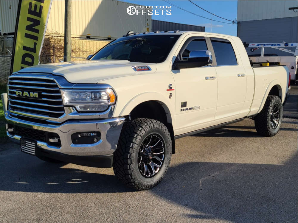 Fuel Warrior 20x9 1 Black Milled D60720909850 Custom Offsets