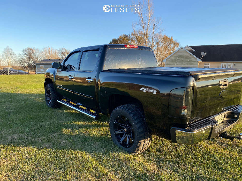 2011 Chevrolet Silverado 1500 with 20x9 -12 Ballistic Jester and 33/12 ...