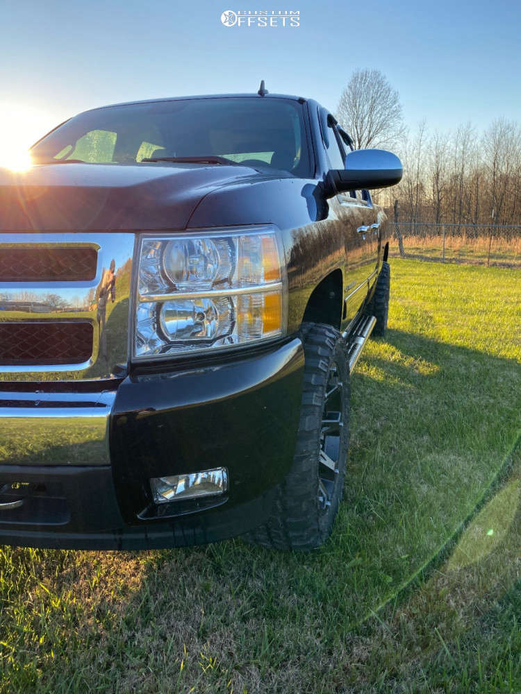 2011 Chevrolet Silverado 1500 with 20x9 -12 Ballistic Jester and 33/12 ...