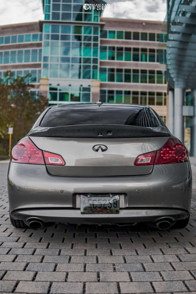 2010 INFINITI G37 with 19x8.5 20 XXR 559 and 255/40R19 General Gmax Rs and Coilovers Custom