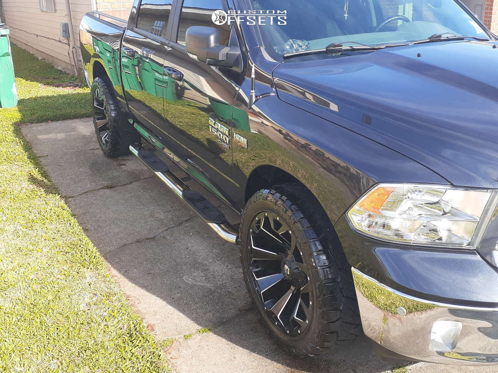 2019 Ram 1500 Classic with 22x10 18 Fuel Assault and 33/12.5R22 Nitto