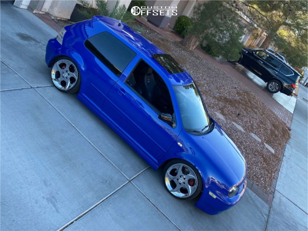 2003 Volkswagen GTI with 18x8.5 45 Ronal Alphards and 205/40R18 ...
