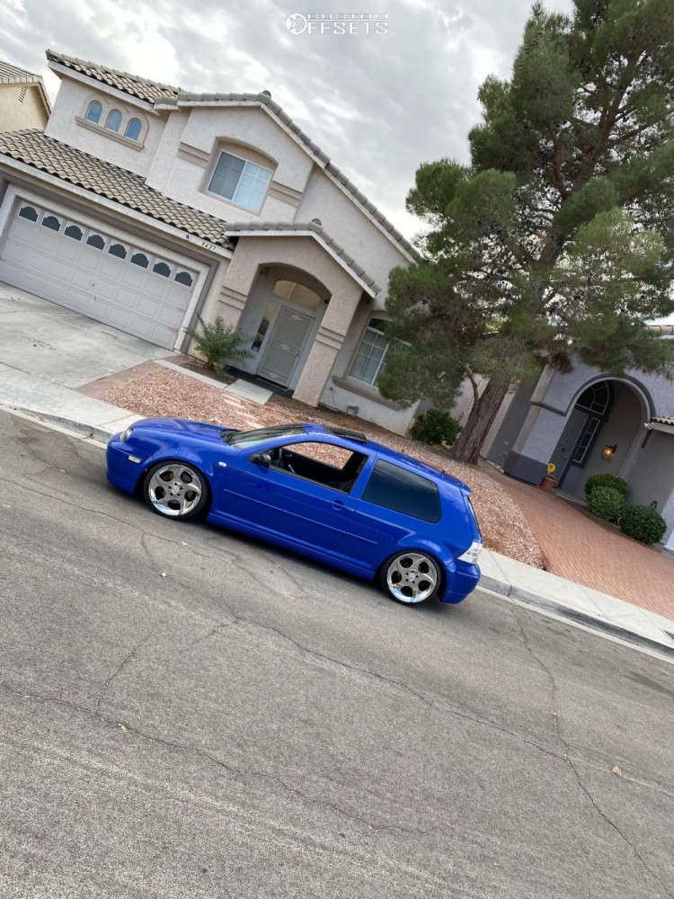 2003 Volkswagen GTI with 18x8.5 45 Ronal Alphards and 205/40R18 ...