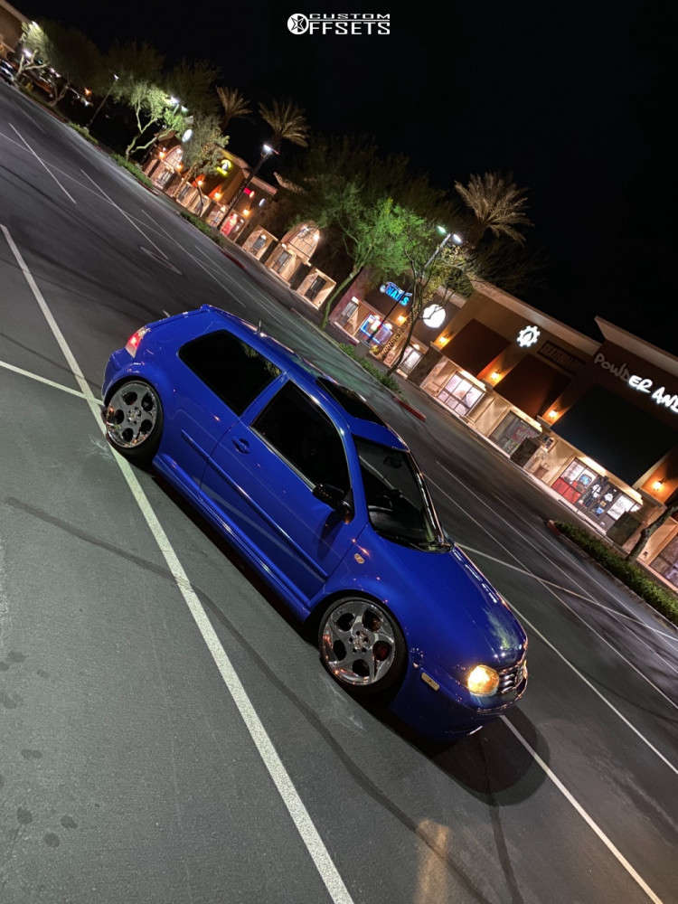 2003 Volkswagen GTI with 18x8.5 45 Ronal Alphards and 205/40R18 ...