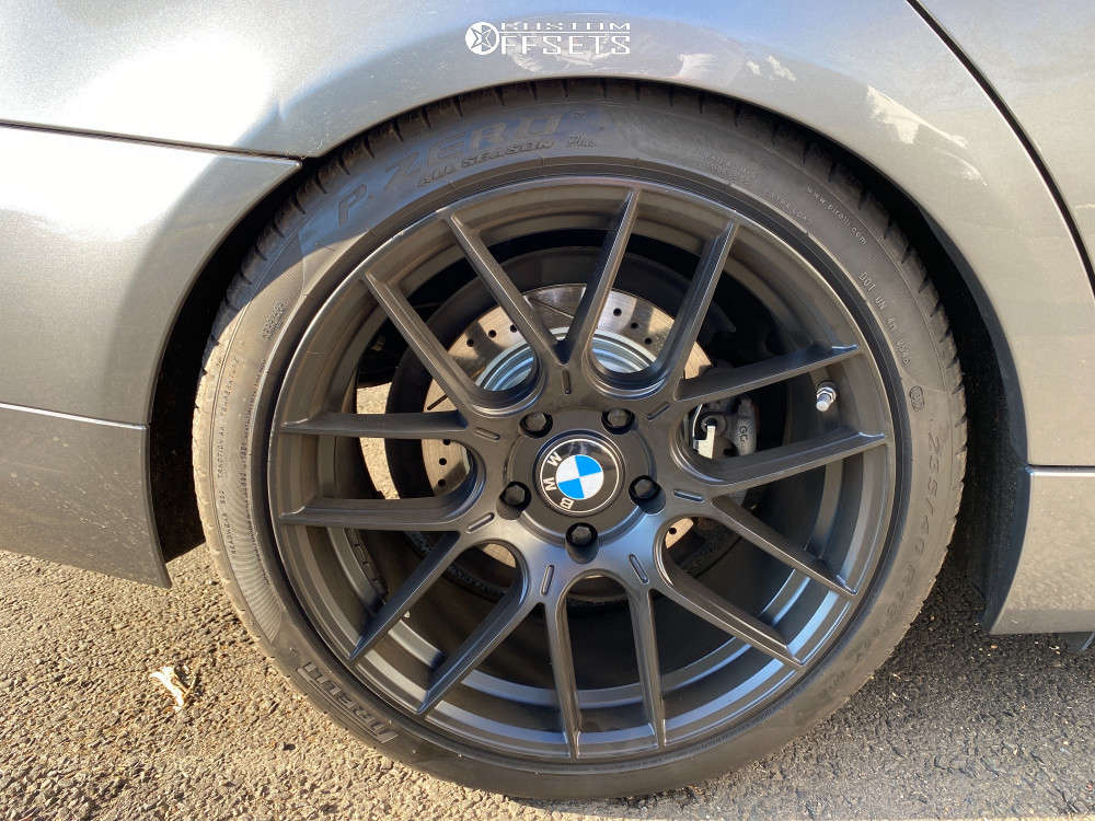 2011 BMW 328i XDrive with 18x8.5 35 Aodhan AH-X and 235
