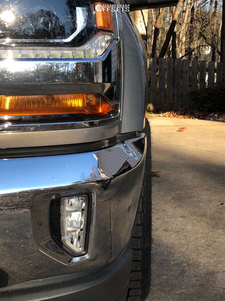 2017 Chevrolet Silverado 1500 with 17x9 1 Fuel Beast and 265/70R17 Toyo
