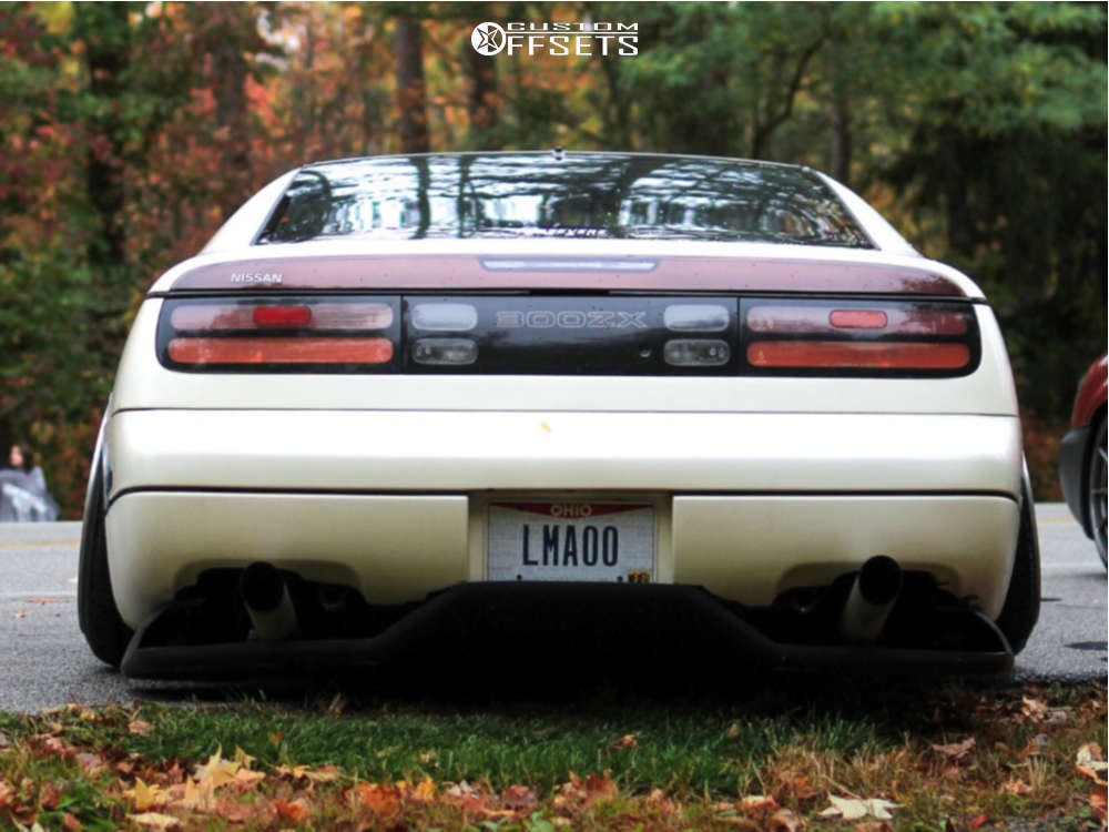 1990 Nissan 300ZX with 18x11.5 10 Work VS SS and 225/35R18 Nankang