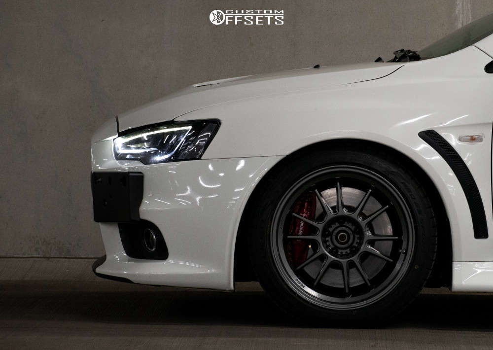 2014 Mitsubishi Lancer Wheel Offset Flush Lowering Springs 1395808