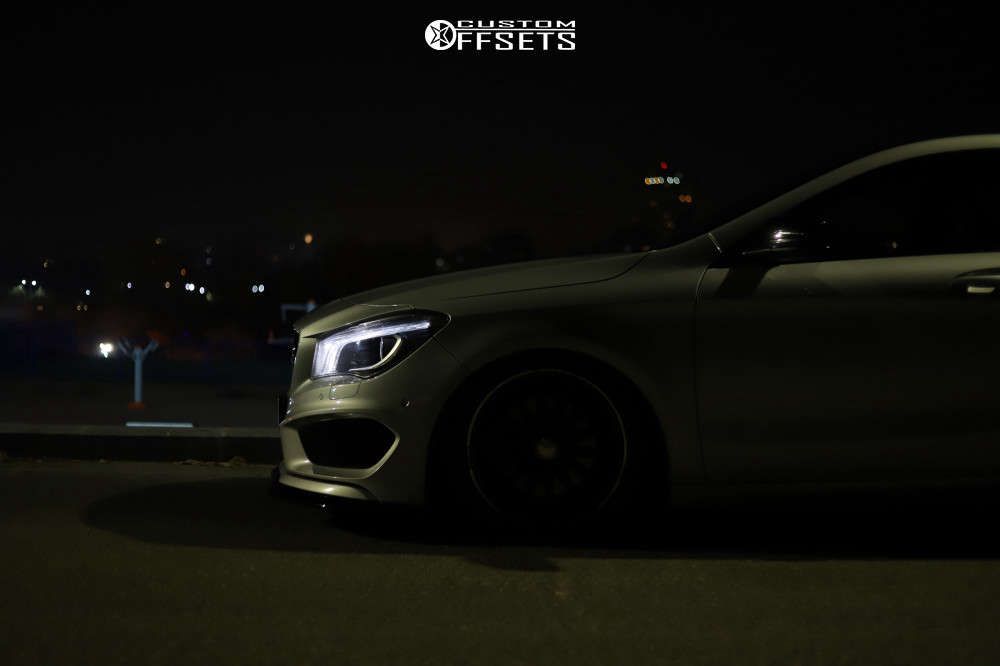 2014 Mercedes-Benz CLA250 with 18x7.5 48 OEM Wheels Monoblock and 225 ...