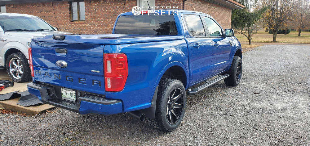 2019 Ford Ranger with 20x9.5 15 Axe Offroad Artemis and 265/50R20 Nitto ...