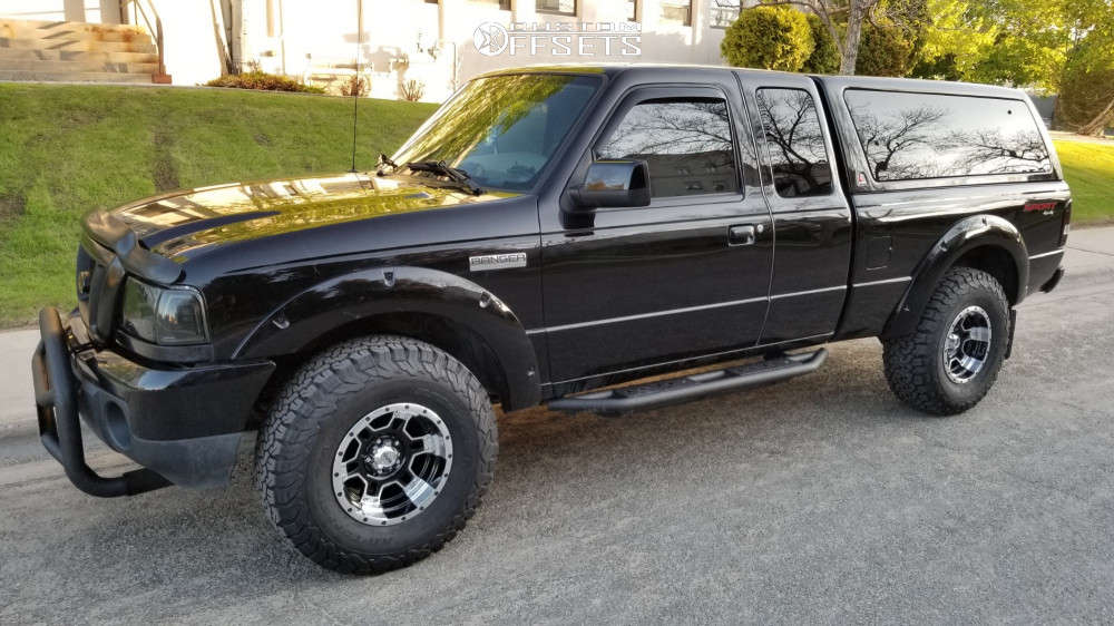 2009 Ford Ranger with 15x8 -19 Ultra Mongoose and 32/11.5R15 BFGoodrich ...