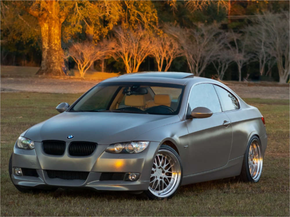2008 BMW 335i with 19x9.5 22 ESR Sr05 and 245/45R19 Achilles Atr Sport ...