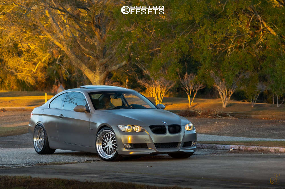 2008 BMW 335i with 19x9.5 22 ESR Sr05 and 245/45R19 Achilles Atr Sport ...