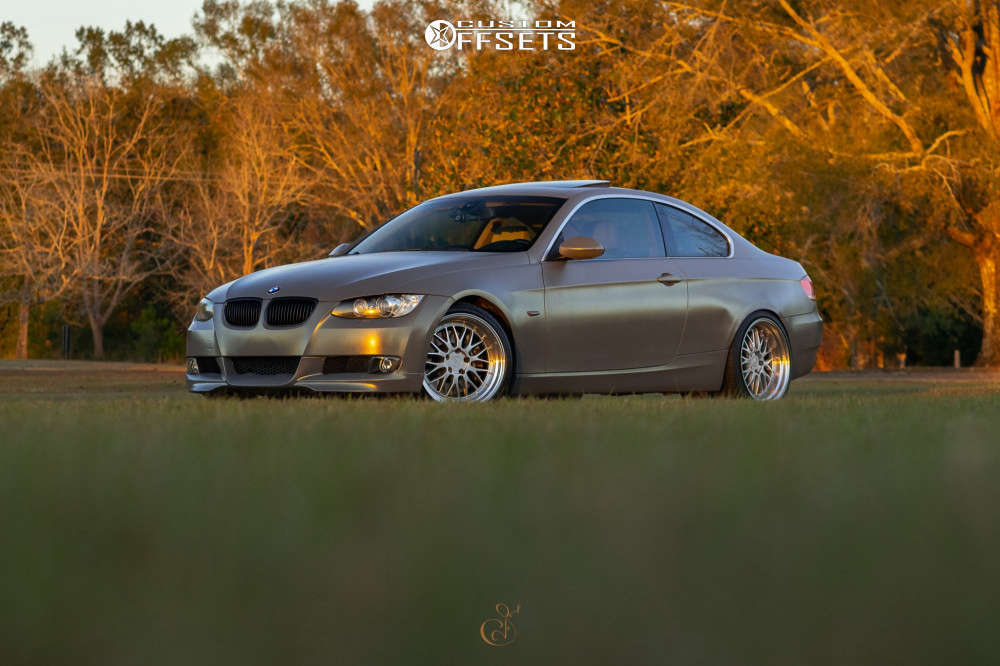 2008 BMW 335i with 19x9.5 22 ESR Sr05 and 245/45R19 Achilles Atr Sport ...