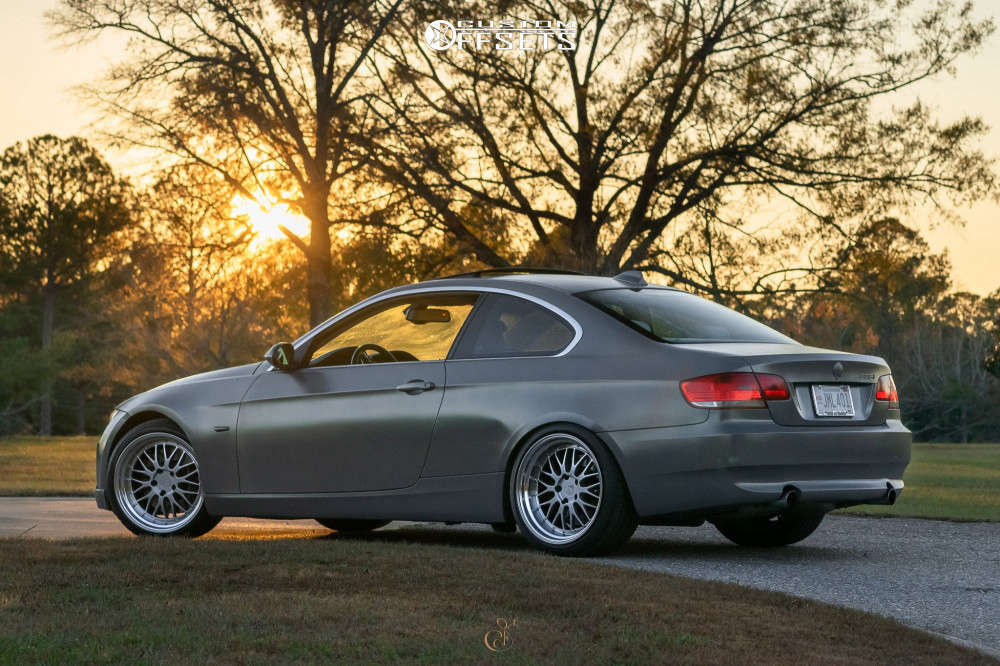 2008 BMW 335i with 19x9.5 22 ESR Sr05 and 245/45R19 Achilles Atr Sport ...