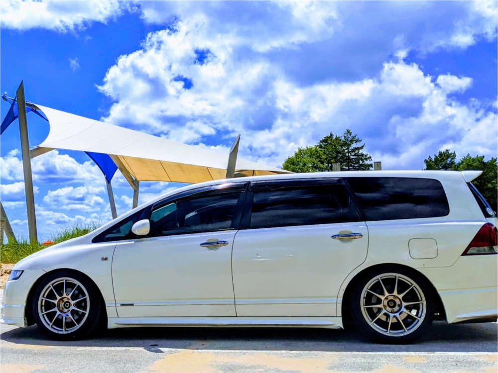2006 Honda Odyssey with 18x9.5 35 WedsSport Tc-105n and 245/40R18