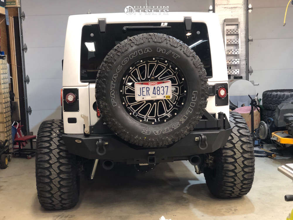 2015 Jeep Wrangler JK with 20x12 51 Hardrock Overdrive and 38/15.5R20