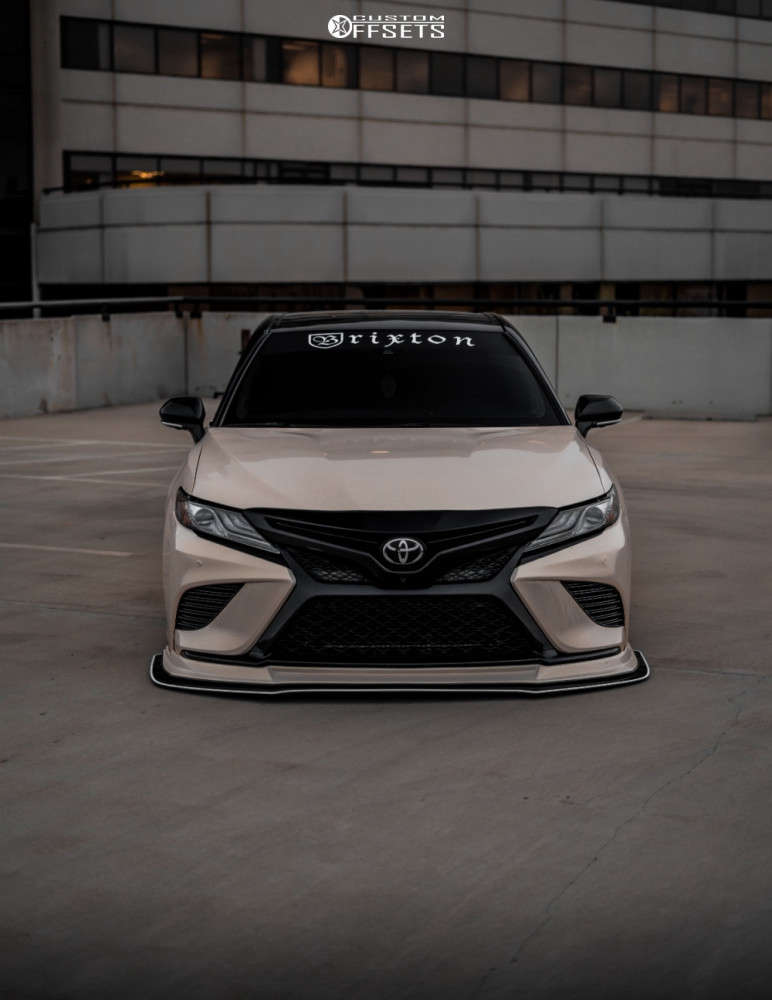 19 Toyota Camry Wheel Offset Tucked Air Suspension Custom Offsets