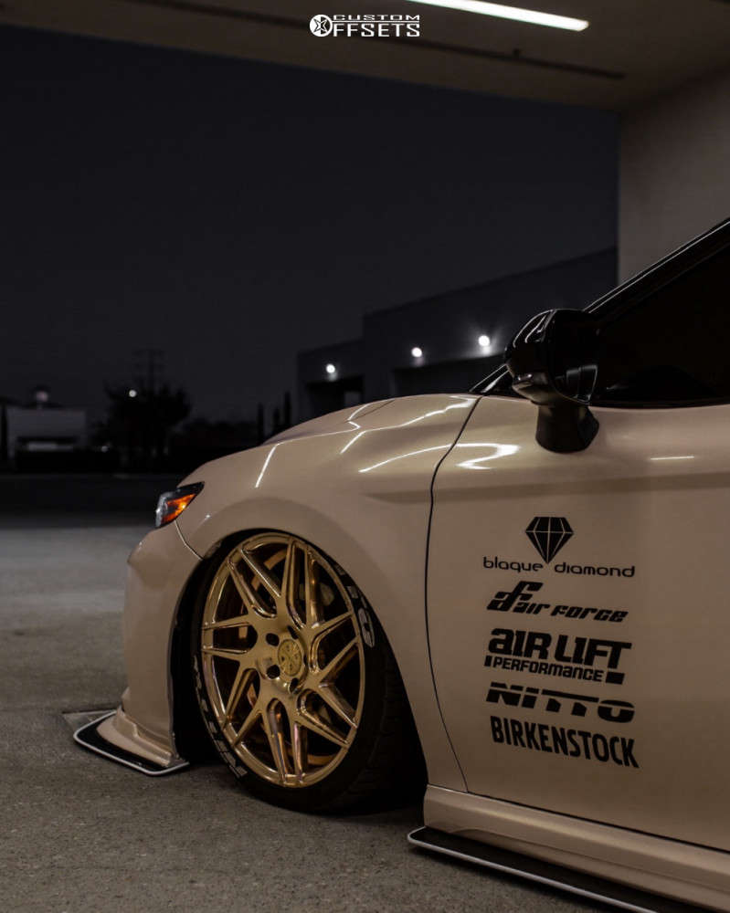 19 Toyota Camry Wheel Offset Tucked Air Suspension Custom Offsets