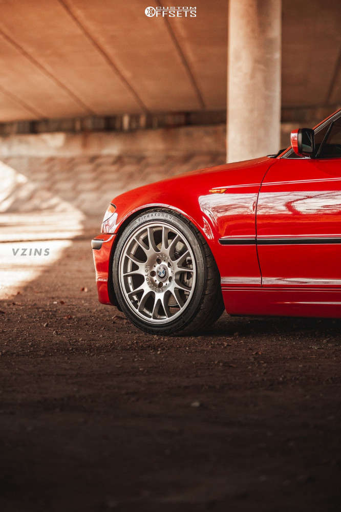 2004 BMW 330i with 18x8 40 BBS Ch-r and 225/40R18 Firestone Firehawk ...