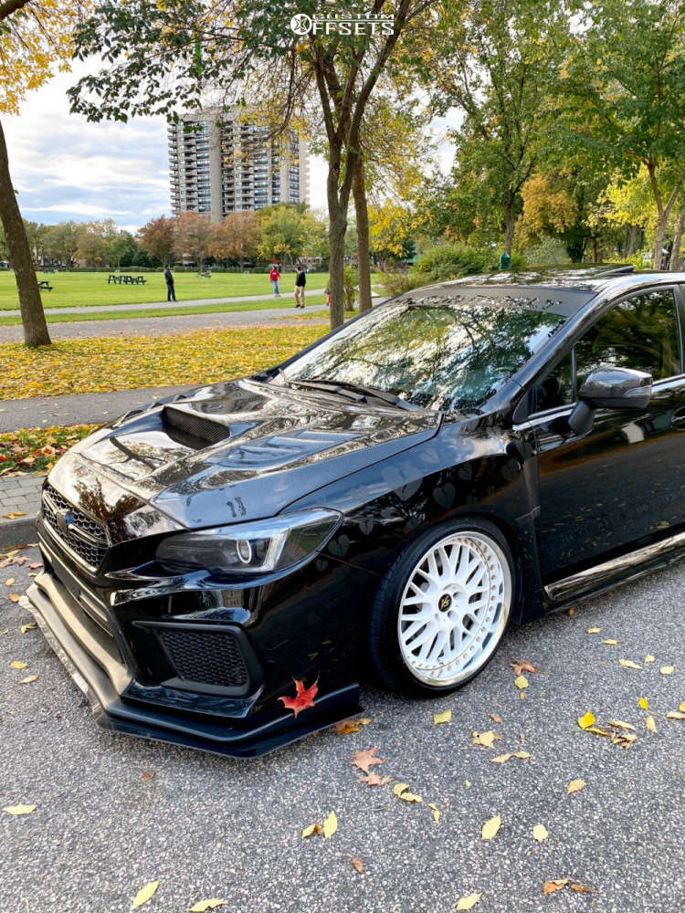 Subaru On Custom Rims 2019 Subaru WRX with 18x10 21 Work VS XX and 225/40R18 Sailun Atrezzo ...
