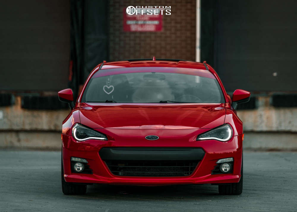 2015 Subaru BRZ with 18x8 45 Konig Oversteer and 225/40R18