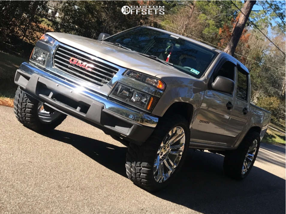 2005 GMC Canyon with 22x9 Factory Reproductions Fr55 and 33/12.5R22