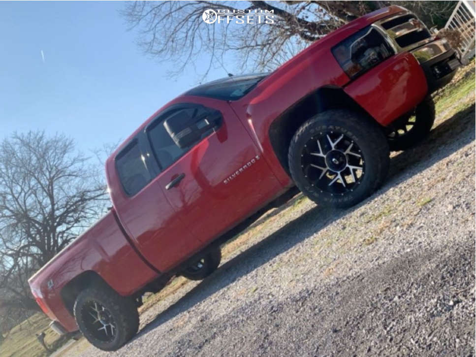 2008 Chevrolet Silverado 1500 with 20x10 -24 Vision Sliver and 33/12 ...