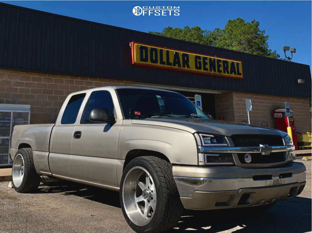 2003 Chevrolet Silverado 1500 with 22x12 -44 Xtreme Force