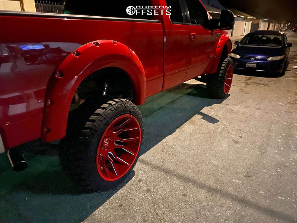 2011 Ford F150 with 24x14 81 ARKON OFFROAD Roosevelt and 37/13.5R24 Fury Offroad Country