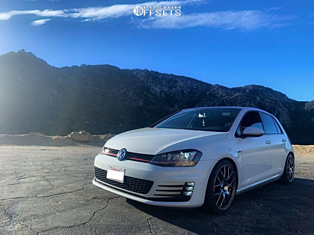 2016 Volkswagen GTI with 18x8.5 45 Enkei Raijin and 225/40R18