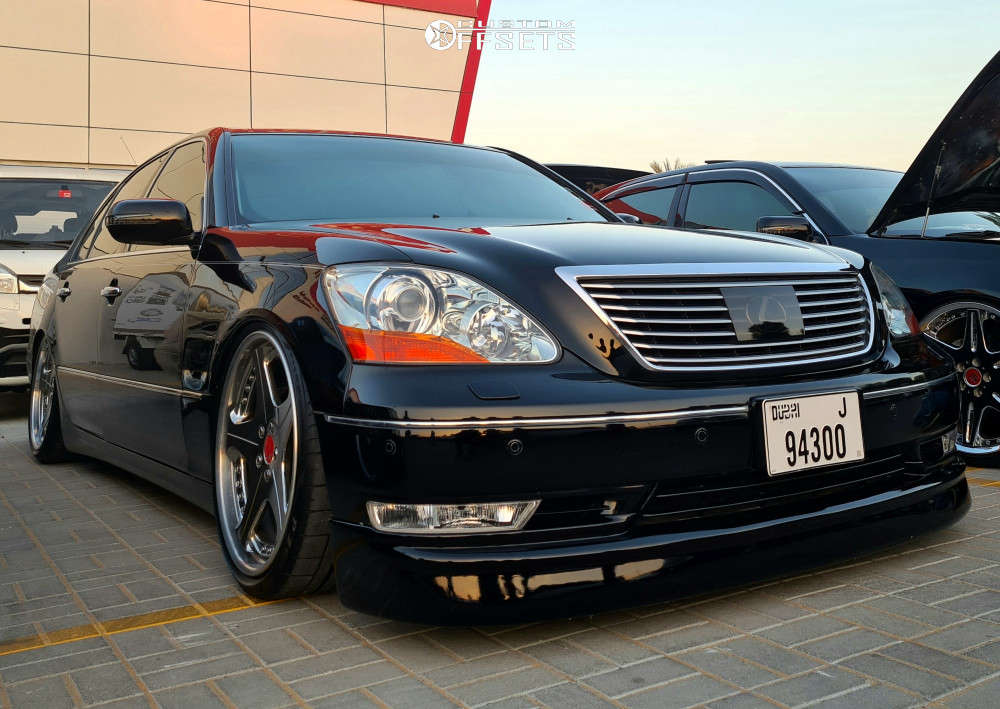 2006 Lexus LS430 with 20x9.5 35 Leon Hardiritt Ordens and 235/35R20