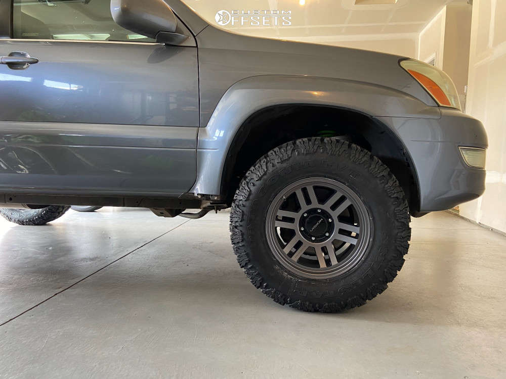 マフ　フォックス 2007 Lexus GX470 with 17x9 -10 Vision Manx 2 Overland and