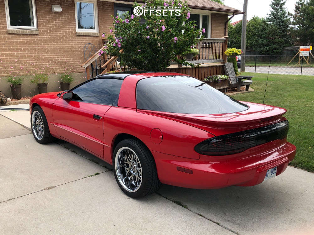1993 Pontiac Firebird with 18x9 25 XXR 526 and 255/35R18 Continental ...