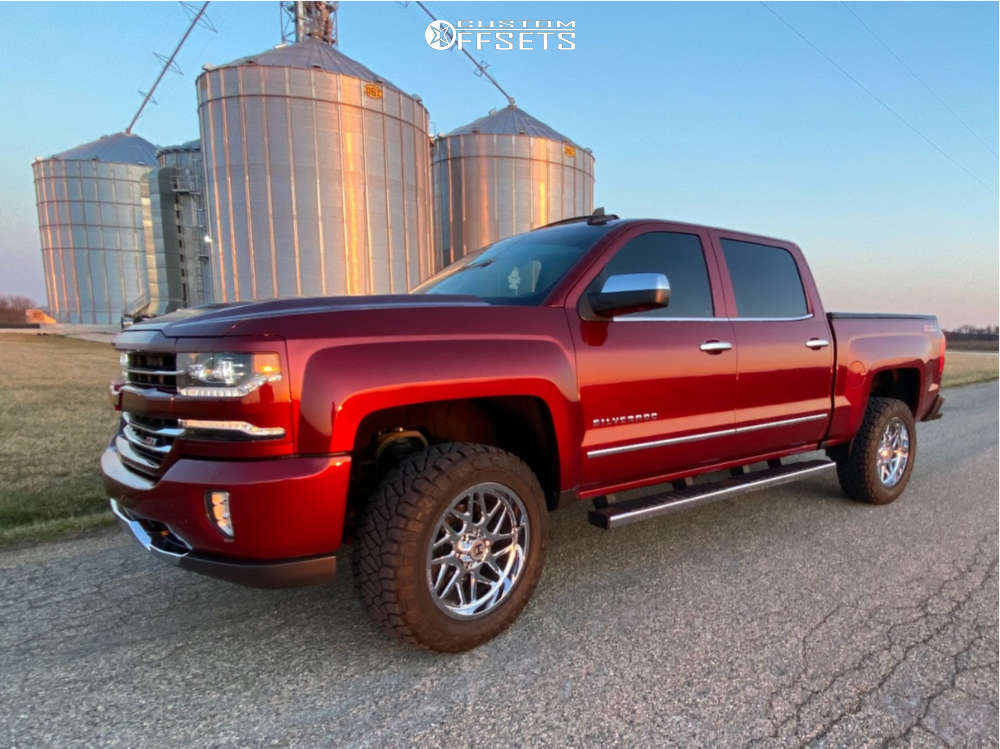 2016 Chevrolet Silverado 1500 with 20x9 0 Hostile Sprocket