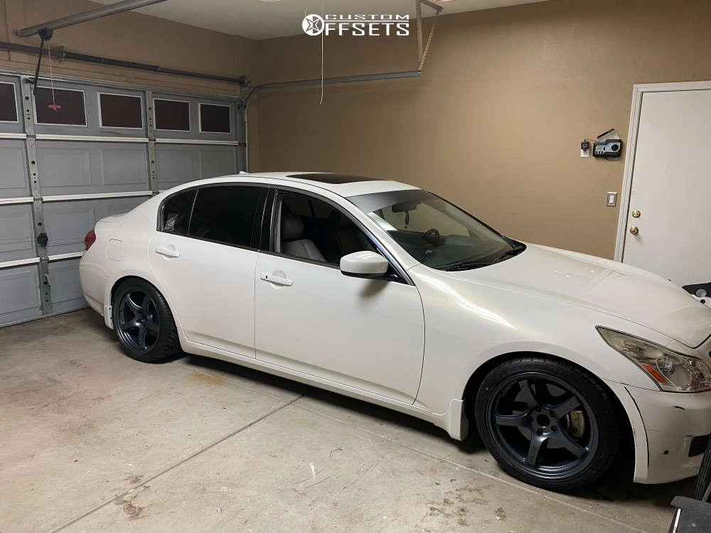 2009 Infiniti G37 Wheel Offset Flush Coilovers 1468714 Custom Offsets