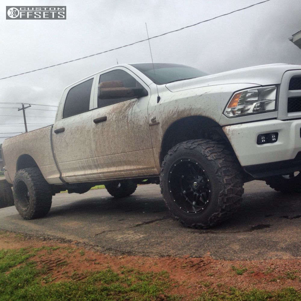2014 Ram 2500 with 20x12 44 Fuel Hostage and 35/12.5R20 Nitto Mud