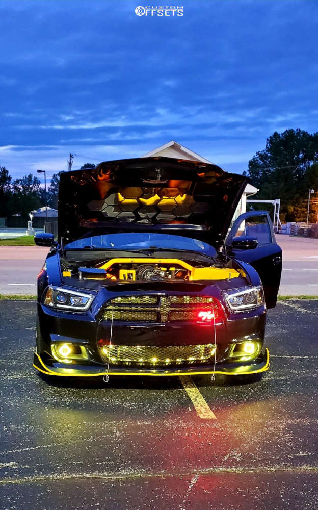 2011 Dodge Charger with 20x9 20 American Racing Blockhead and 275/40R20