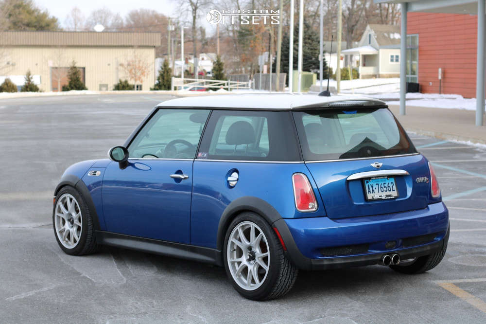 2006 Mini Cooper with 17x8 45 Konig Freeform and 215/45R17 Toyo Tires ...