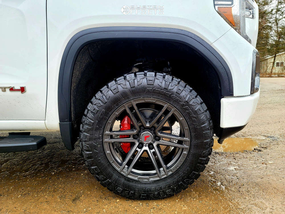 2019 GMC Sierra 1500 with 20x9 18 VenomRex VR601 and 275/65R20 Nitto ...
