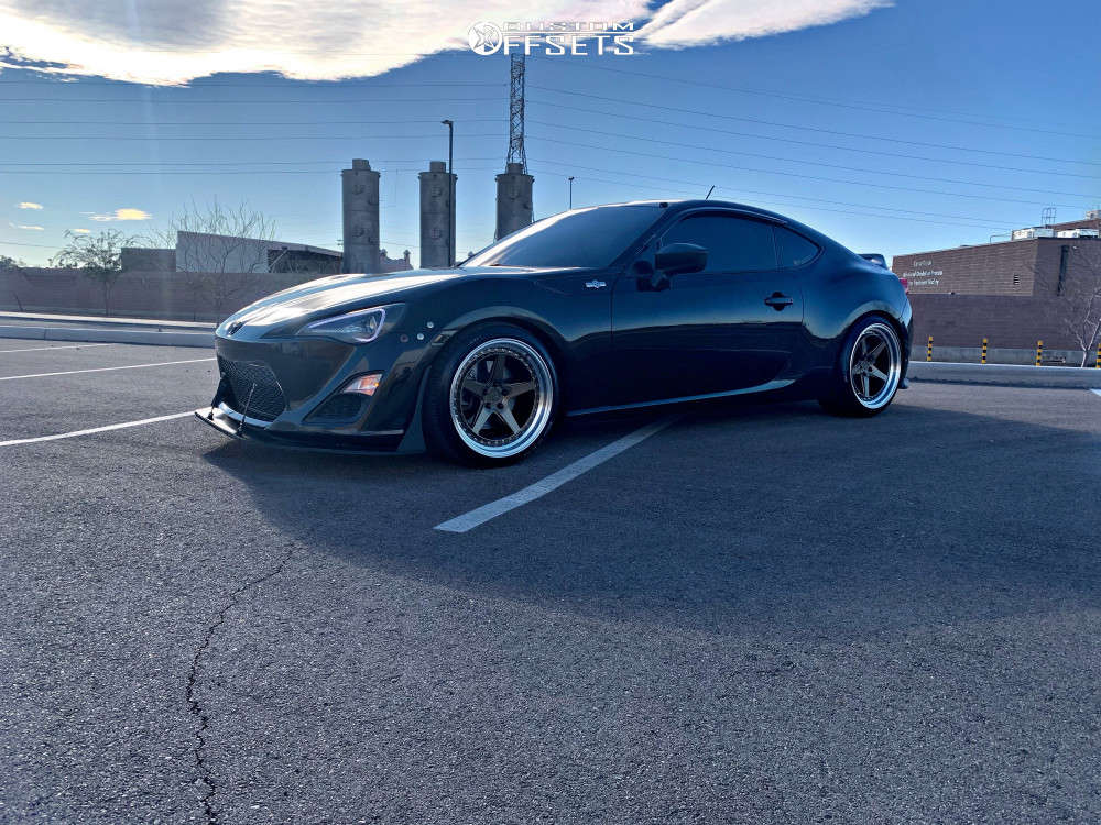 2013 Scion FR-S with 18x9.5 35 Aodhan DS05 and 245/35R18 Nexen