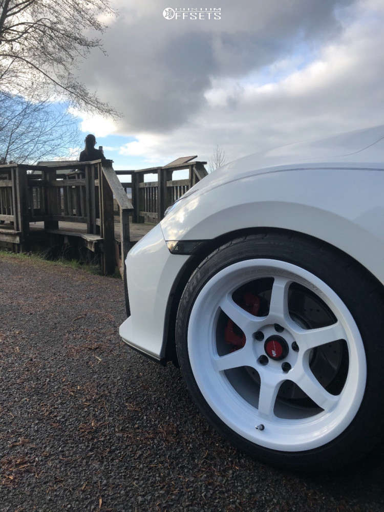 2020 Honda Civic with 18x9.5 30 Aodhan Ah08 and 235/40R18 Federal SS595 ...