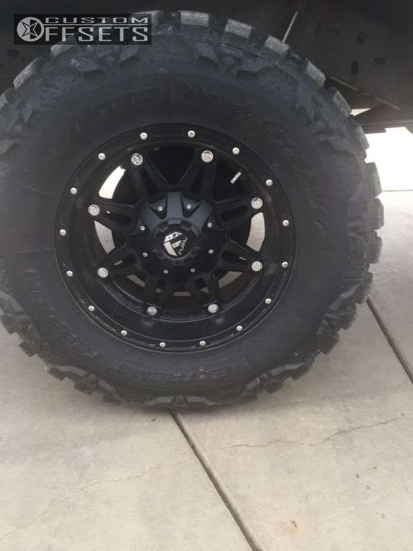 1989 Chevrolet Blazer with 17x9 1 Fuel Hostage and 33/12.5R17 Nitto Mud