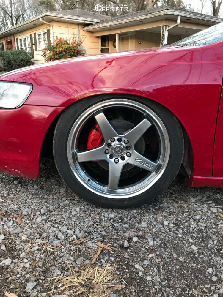 1999 Honda Accord with 18x7.5 45 Enkei Ev5 and 225/45R18 Vercelli
